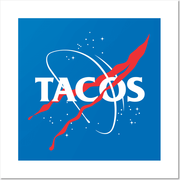 Space TACOS Wall Art by ikado